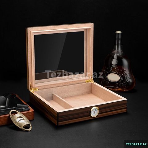 Siqar qutuları - humidorlar — 150 ₼ · Bakı · Ev malları Siqar qutuları - humidorlar — Bakı