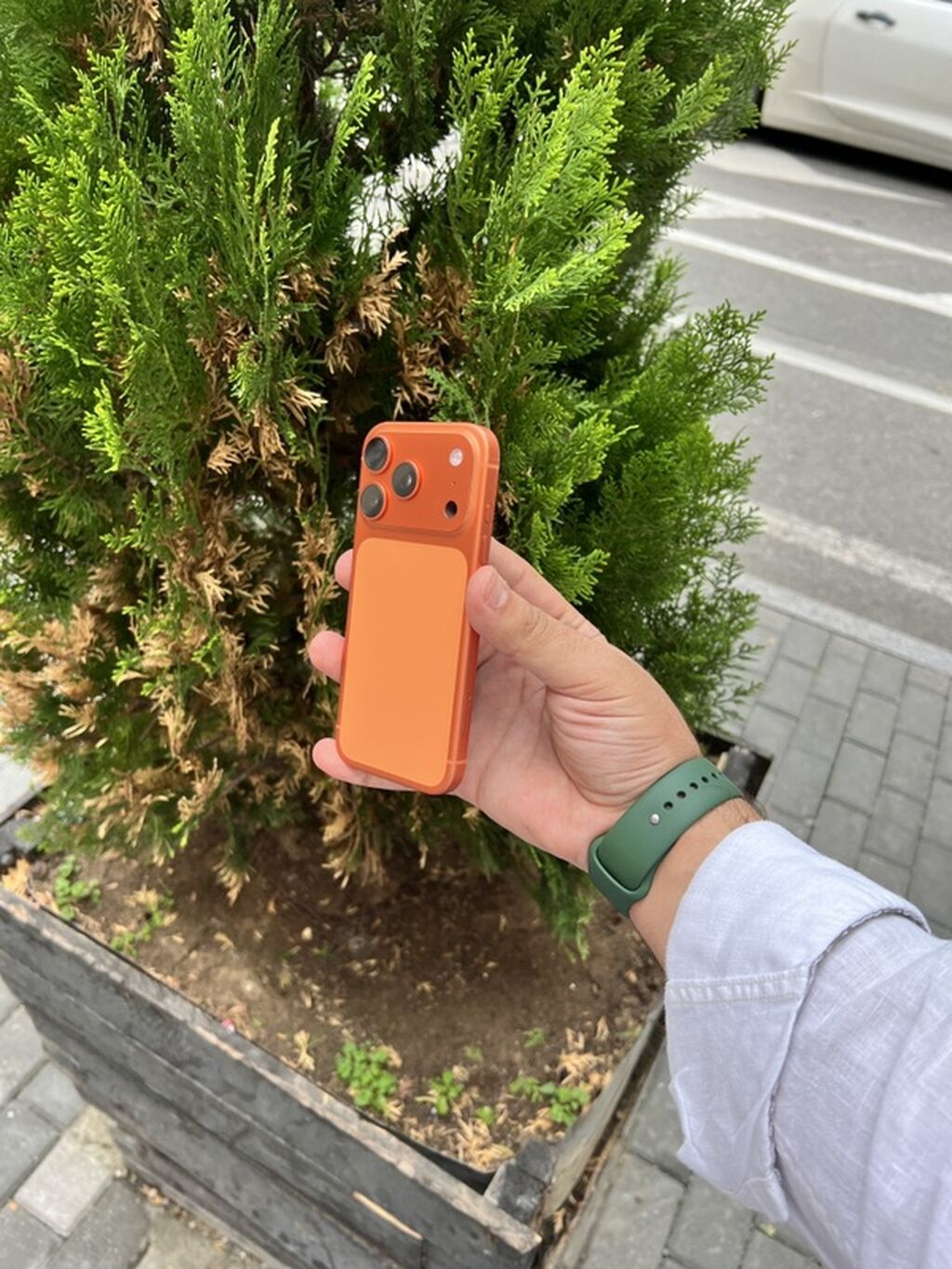 IPhone 17 Pro, 256 GB, Narıncı, Zəmanət, Simsiz şarj, Face ID — Apple iPhone, Bakı (5)