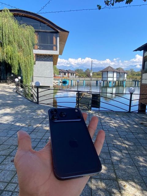 Göy, Face ID — 450 ₼ · Zaqatala · Apple iPhone Göy, Face ID — Zaqatala