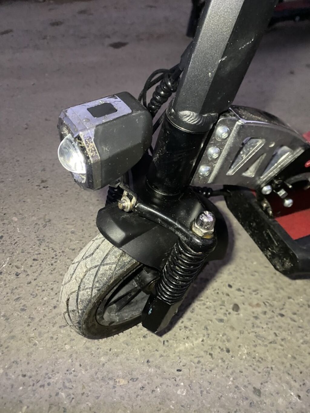 Sealup elektrik skuter - Güclü ön LED fənər və arxa stop işığı – gecə — Skuterlər, Bakı (9)