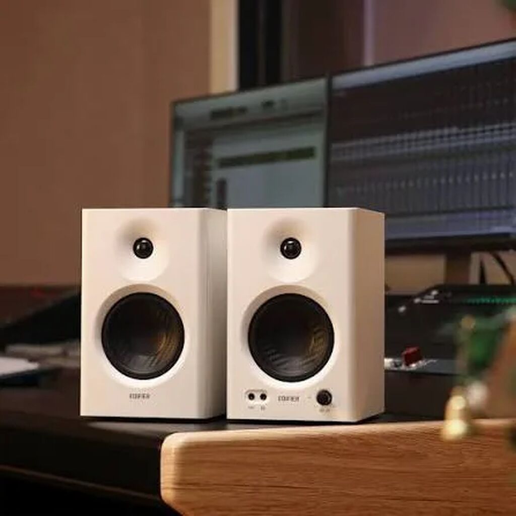 Edifier MR4 White – Aktiv 2.0 Studio Monitor Dinamikləri — Studiya və konsert üçün, Bakı (3)