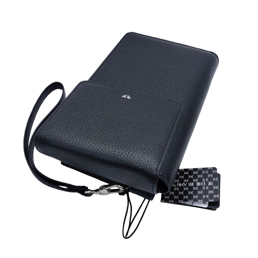 Dəri borsetka Tergan 1656 Black — Mallar, Bakı