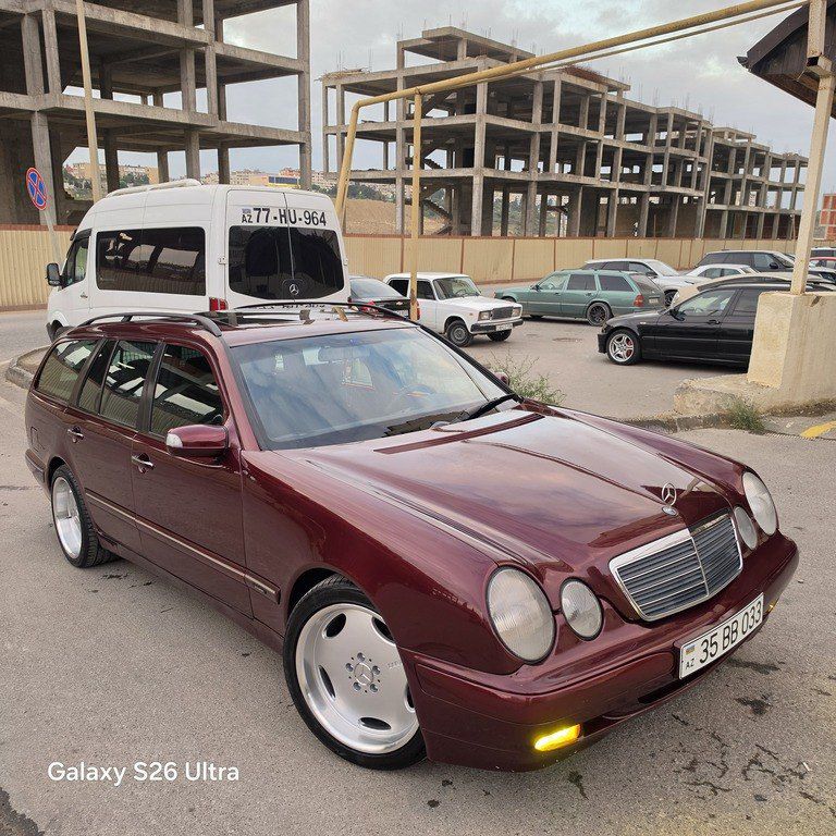Mercedes E 200, 2.0 L, 1999 il, 380 000 km — Avtomobillər, Bakı (5)