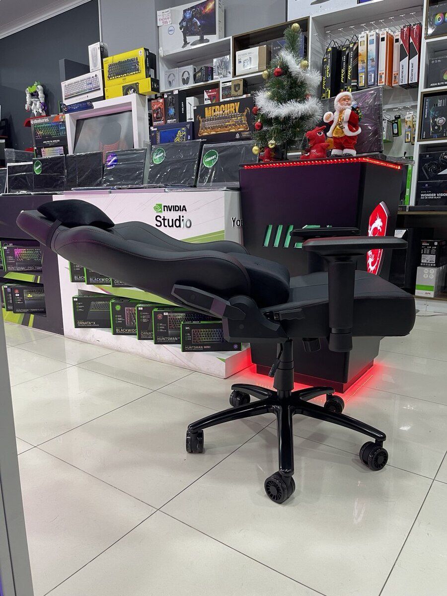 2E Gaming Chair Basan Black/Red Gen II — Mebel, Bakı (9)