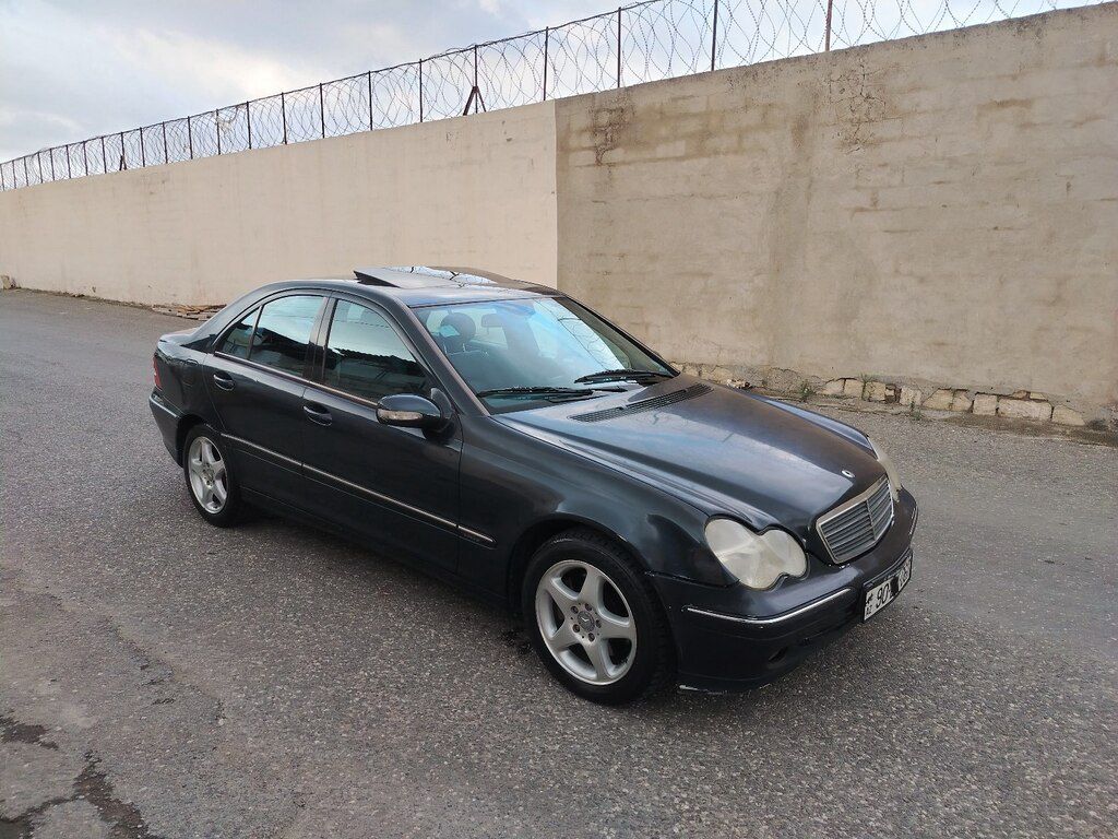 Mercedes C 240, 2.6 L, 2000 il, 250 000 km — Avtomobillər, Bakı (4)