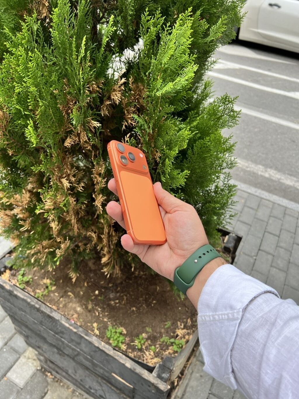 IPhone 17 Pro, 256 GB, Narıncı, Zəmanət, Simsiz şarj, Face ID — Apple iPhone, Bakı (6)