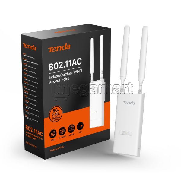 Wi-Fi Giriş Nöqtəsi Tenda OAP1200 AC1200 Outdoor Wi-Fi Access Point — Kabelləri, adapterlər və keçidçilər, Bakı