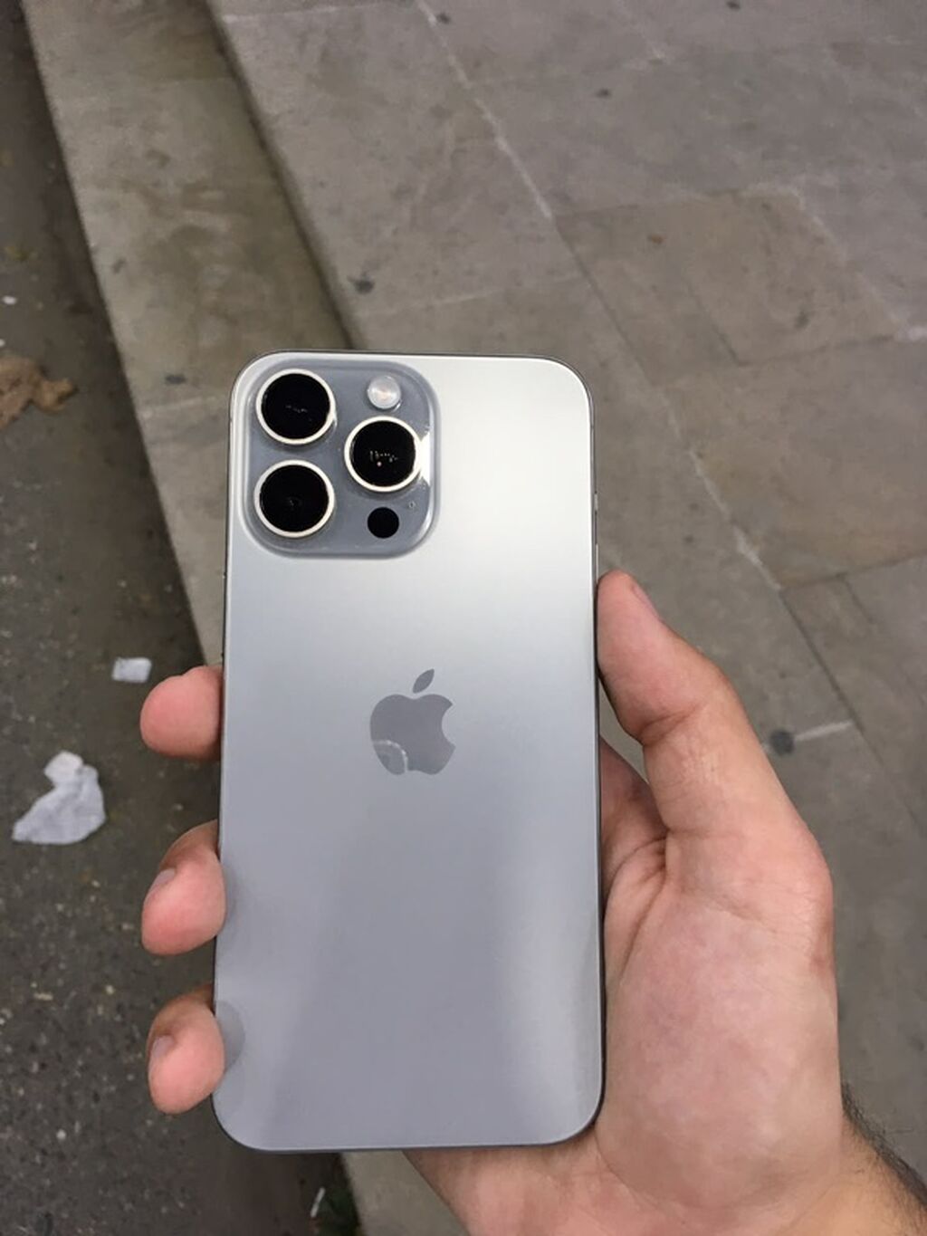 IPhone 15 Pro Max, 256 GB, Gümüşü, Face ID — Apple iPhone, Xırdalan (3)