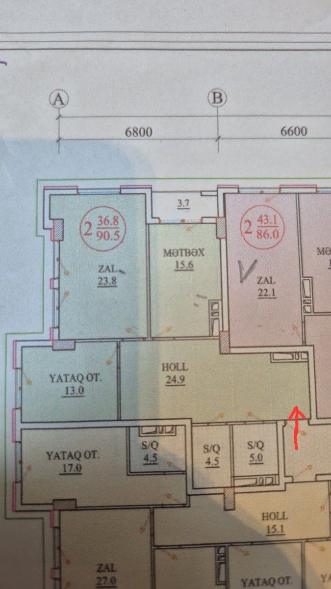 Satılır 2 otaqlı yeni tikili 90 m² — Mənzil, Bakı (2)