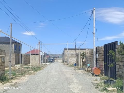 8 sot torpaq sahəsi, Qobu qəs — Bakı