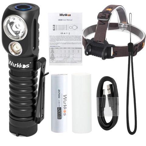 Baş fənər Wurkkos HD20, 2000 lm — Bakı