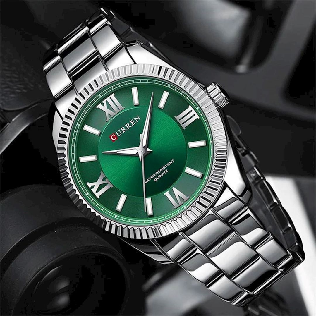 Qol saatı Curren C8453 Silver/Green — Mallar, Bakı (3)