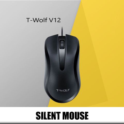 Kompüter siçanı "T-Wolf V12 Silent Mouse" — Computers & Laptops