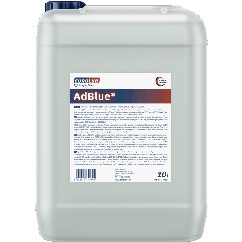 Adblue Eurolub 10L — Ehtiyat hissələri, Bakı