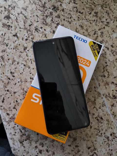 Tecno Spark Go 2024, 128 GB, rəng - Göy, Sensor, Barmaq izi, İki sim kartlı — Bakı
