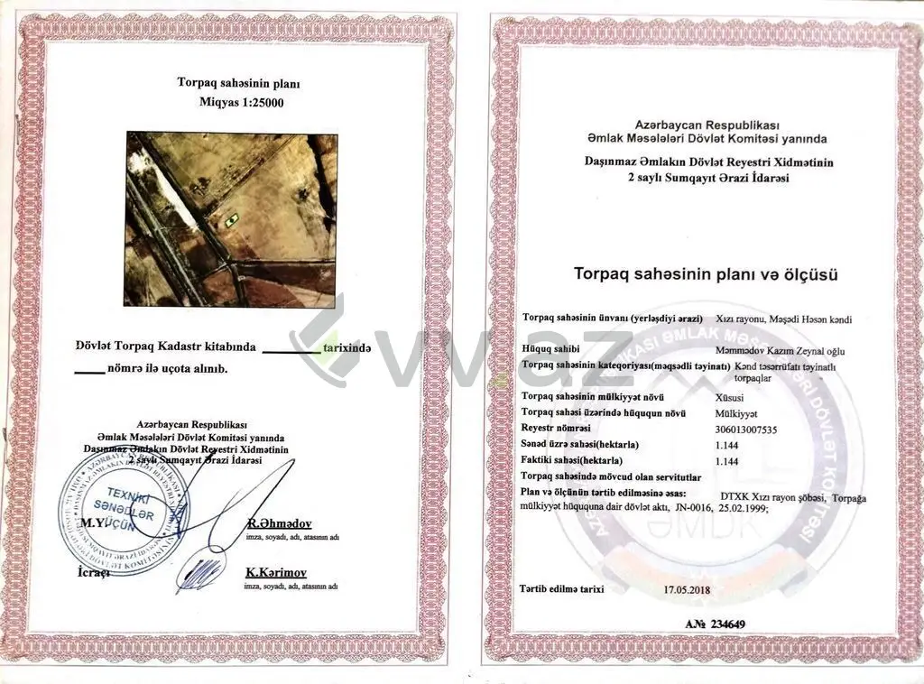 450 sot Torpaq Satılır, Xızı — Torpaq, Xızı (4)