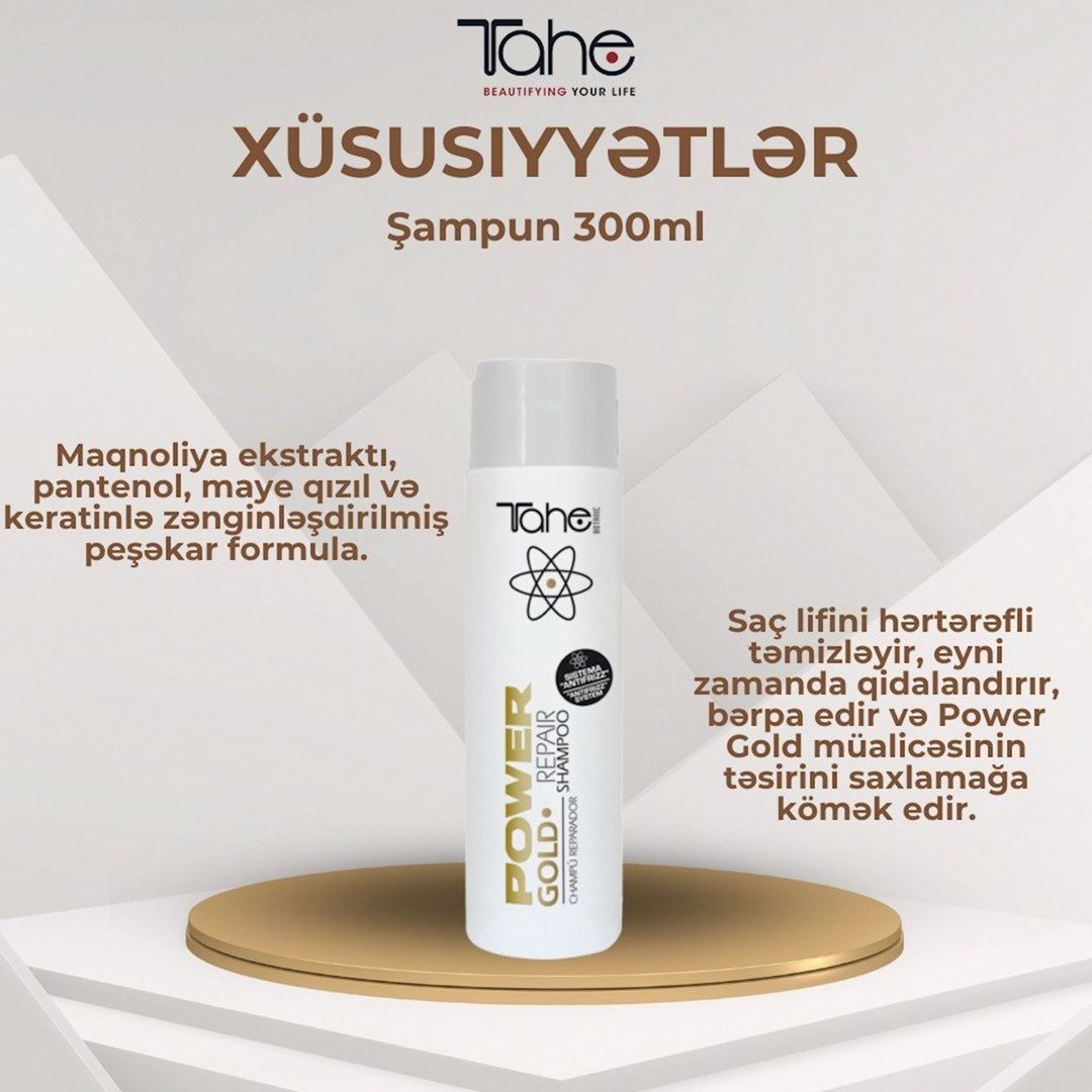 Ev dəsti Tahe Anti-Frizz Power Gold — Mallar, Bakı (2)
