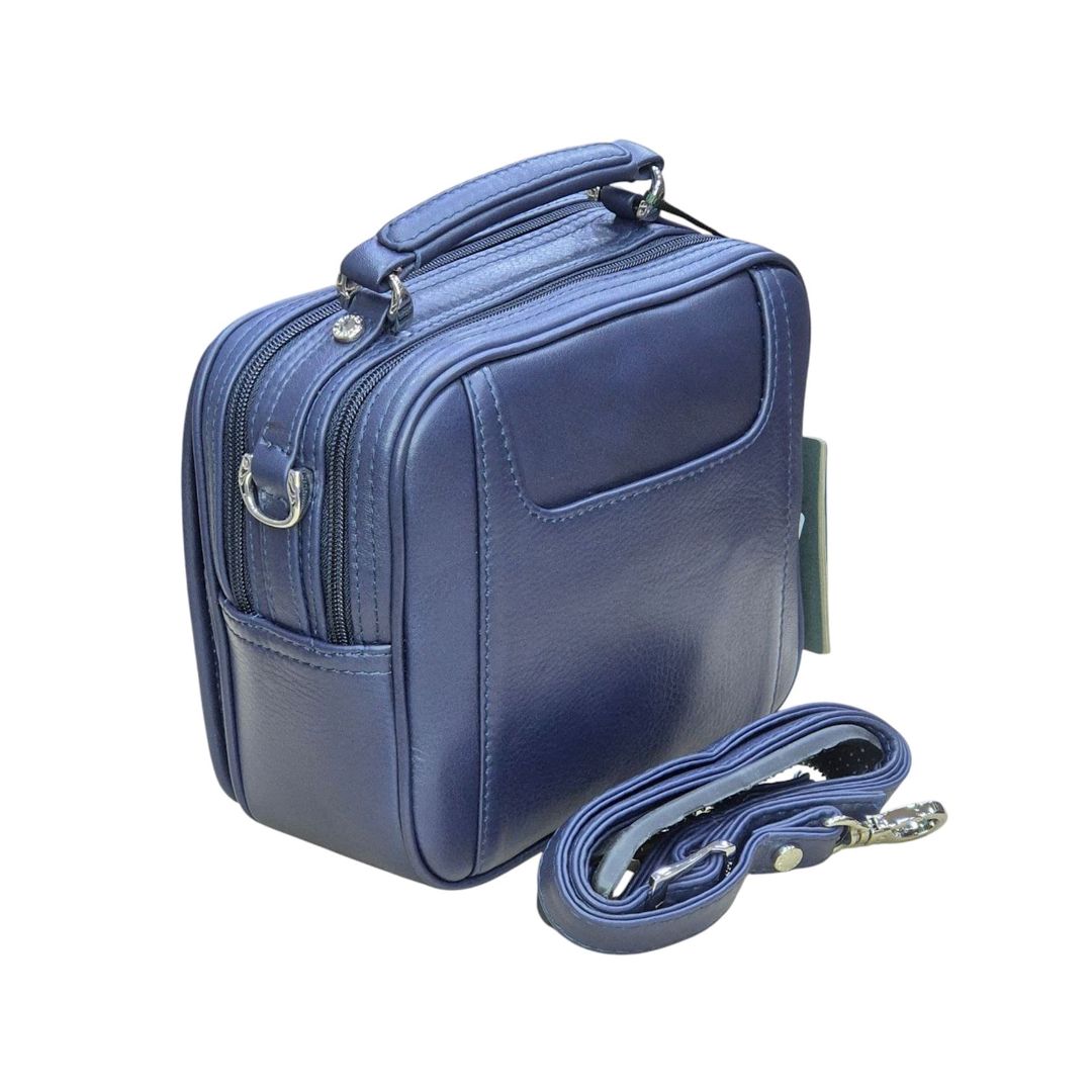 Dəri borsetka Grande_4605_Blue — Mallar, Bakı (2)