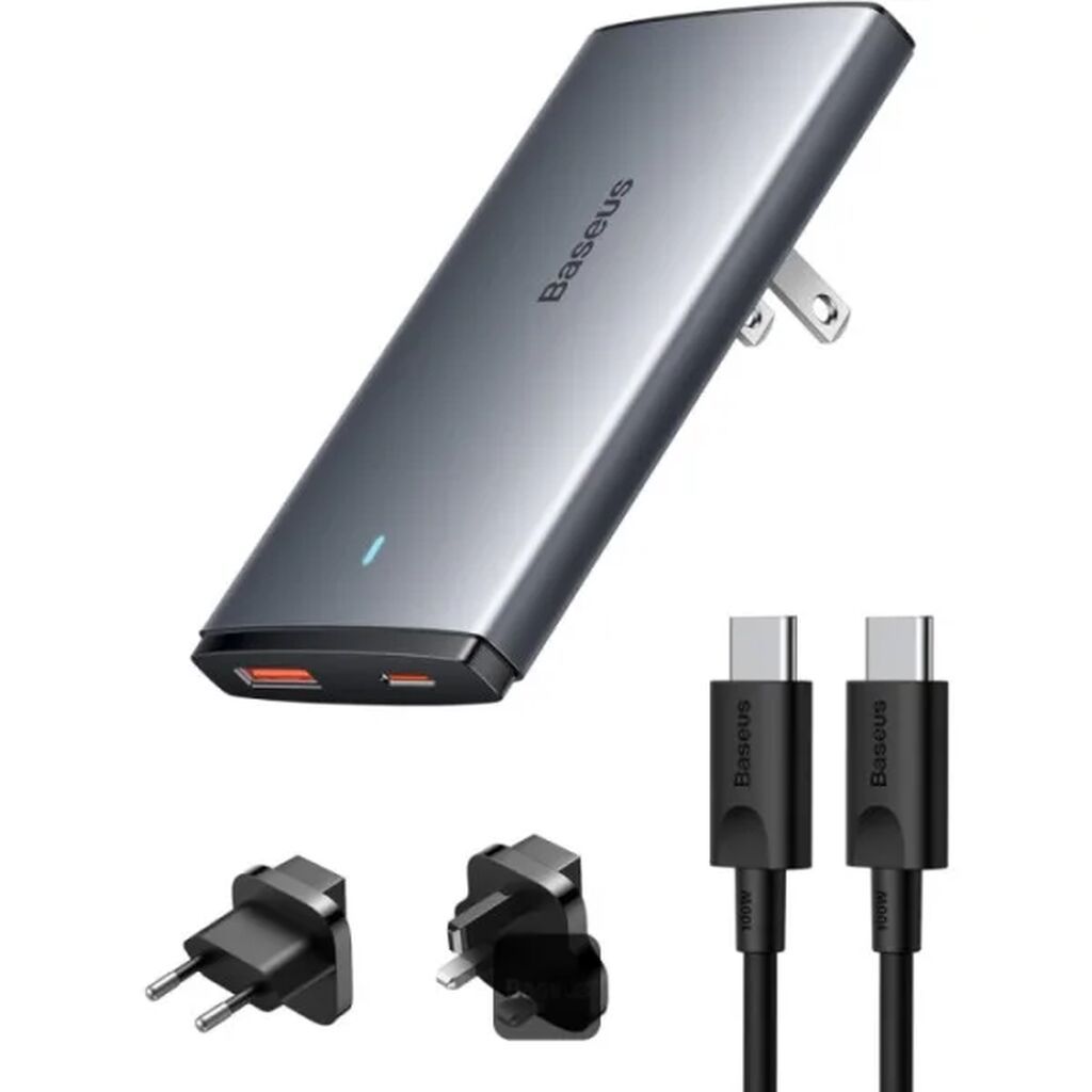 Baseus GaN5 Pro Ultra-Slim CCGP150113 65W Sürətli Şarj Cihazı - 65W — Şarj cihazları, Bakı (2)