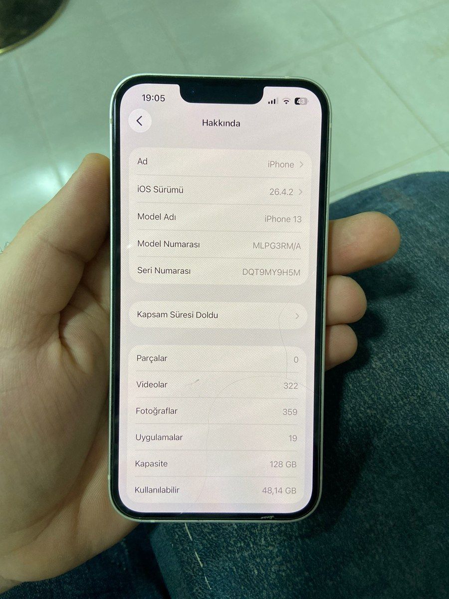Apple iPhone 13 Starlight 128GB/4GB — Smartfonlar, İmişli (6)