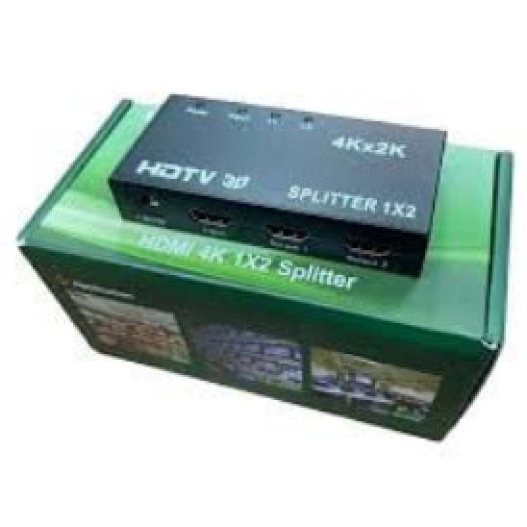 HDMI Splitter 1x2 4K 2K UHD, 2 monitora bölücü, 3D dəstəyi, Hdtv uyğun — Kabelləri, adapterlər və keçidçilər, Bakı