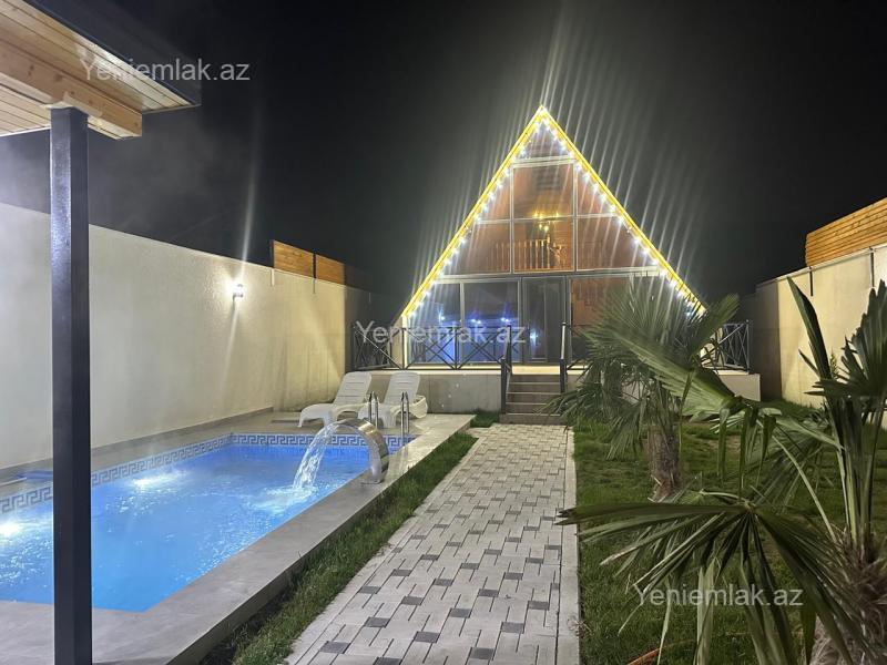 Günlük 3 otaqlı Həyət evi / Villa, 70 m², Qəbələ — Ev, villa, Qəbələ (2)