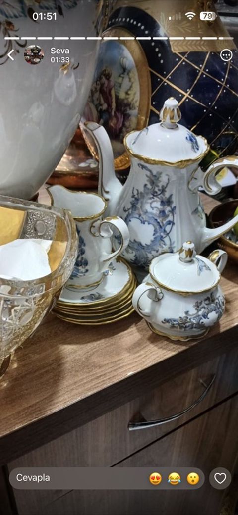 Çay dəsti, rəng - Ağ, Farfor — 255 ₼ · Xırdalan · Süfrə qabı Çay dəsti, rəng - Ağ, Farfor — Xırdalan