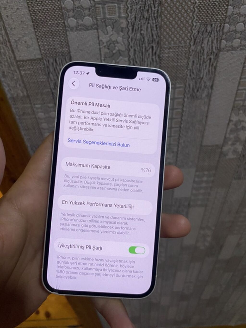 IPhone 13, Ağ, Face ID — Apple iPhone, Digah (5)