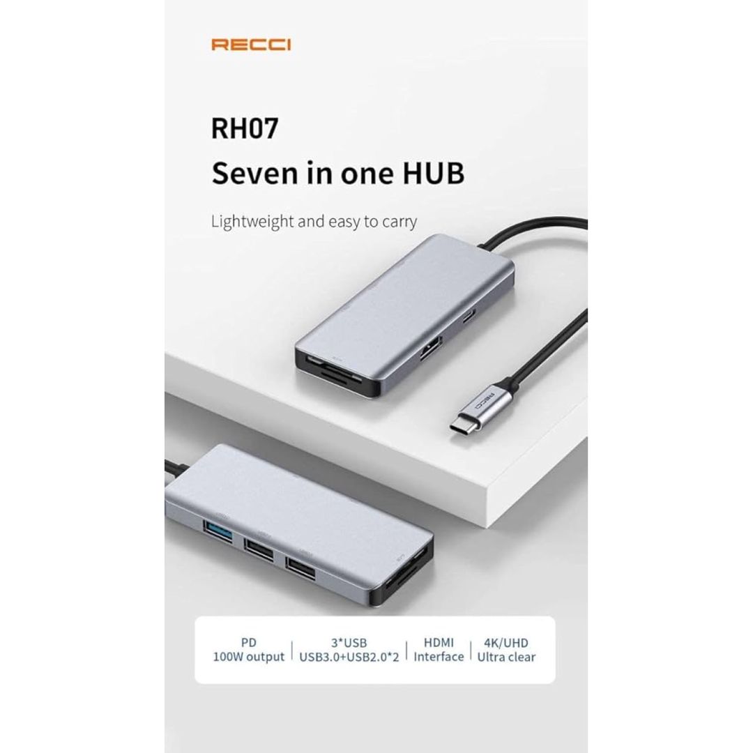 USB hub Recci RH07 — Telefonlar və qadjetlər, Bakı (2)