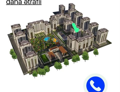 Satılır 3 otaqlı yeni tikili 102 m² — Xırdalan