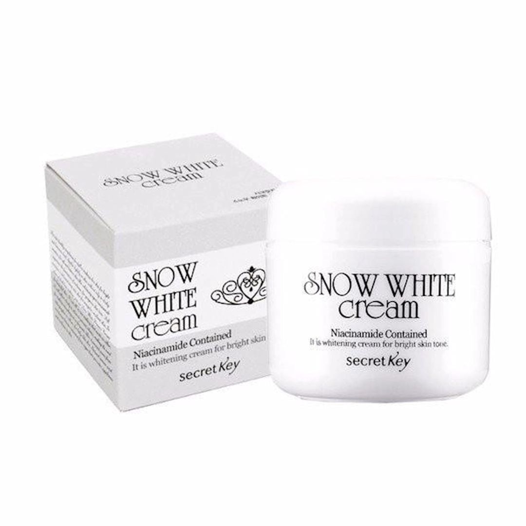 Üz üçün krem Secret Key Snow White Cream ağardıcı süd peptid ilə 50 ml — Mallar, Bakı