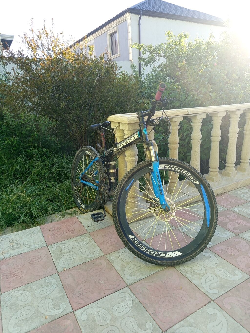 Krosser dağ velosipedi - Çərçivə: Krosser, amortizatorlu — Dağ velosipedləri, Masazır (3)