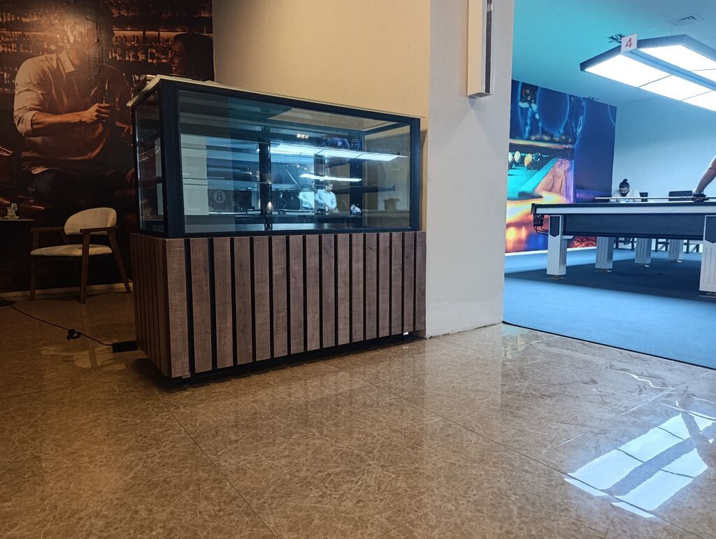 Şüşəli soyuducu-vitrin - Kafe, restoran, qənnadı və marketlər üçün — Soyuq vitrini, Bakı (2)