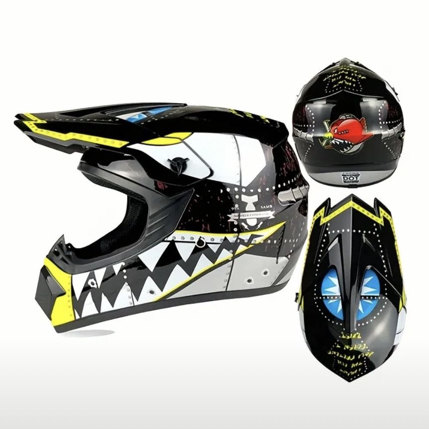 Velosiped dəbilqəsi Motocross fulface — Mallar, Bakı (2)