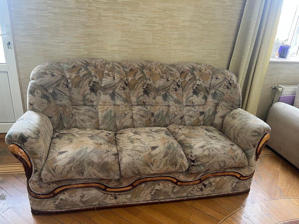 Divan, İşlənmiş, Açılmayan, Bazasız, Vеlur parça, Çatdırılma yoxdur — Divanlər, Bakı