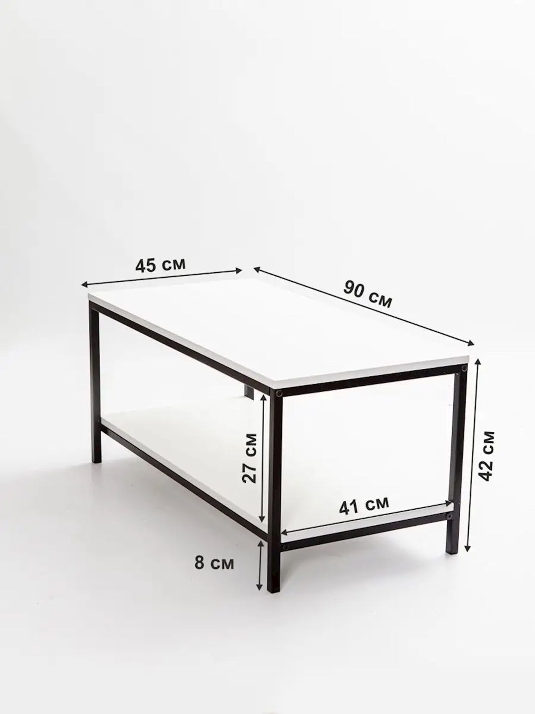 Jurnal masası 42x45x90 sm, Ldsp, ağ — Jurnal masaları, Bakı (2)