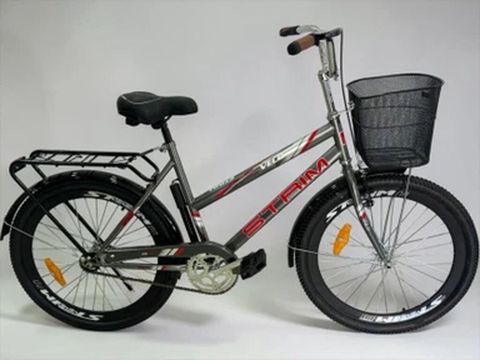 Velo Stream JU191 Şəhər Velosipedi 24" – Qırmızı Uşaqlar və — Bakı