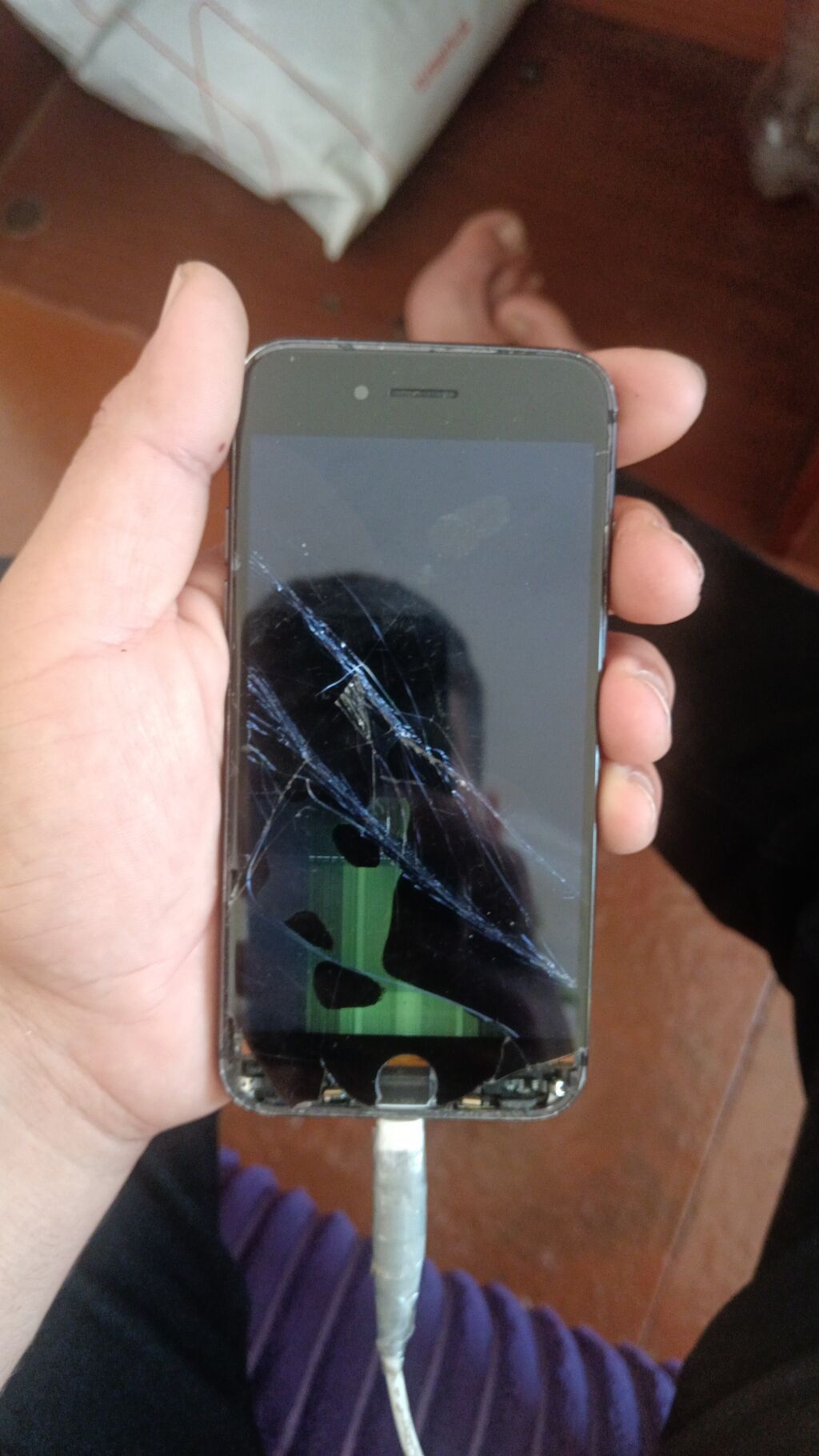 Iphone 8 arxasi cicek kimi kamerasi kalonkasi kinofkalari bidene ekran — Smartfon ehtiyat hissələri, Şirvan (2)