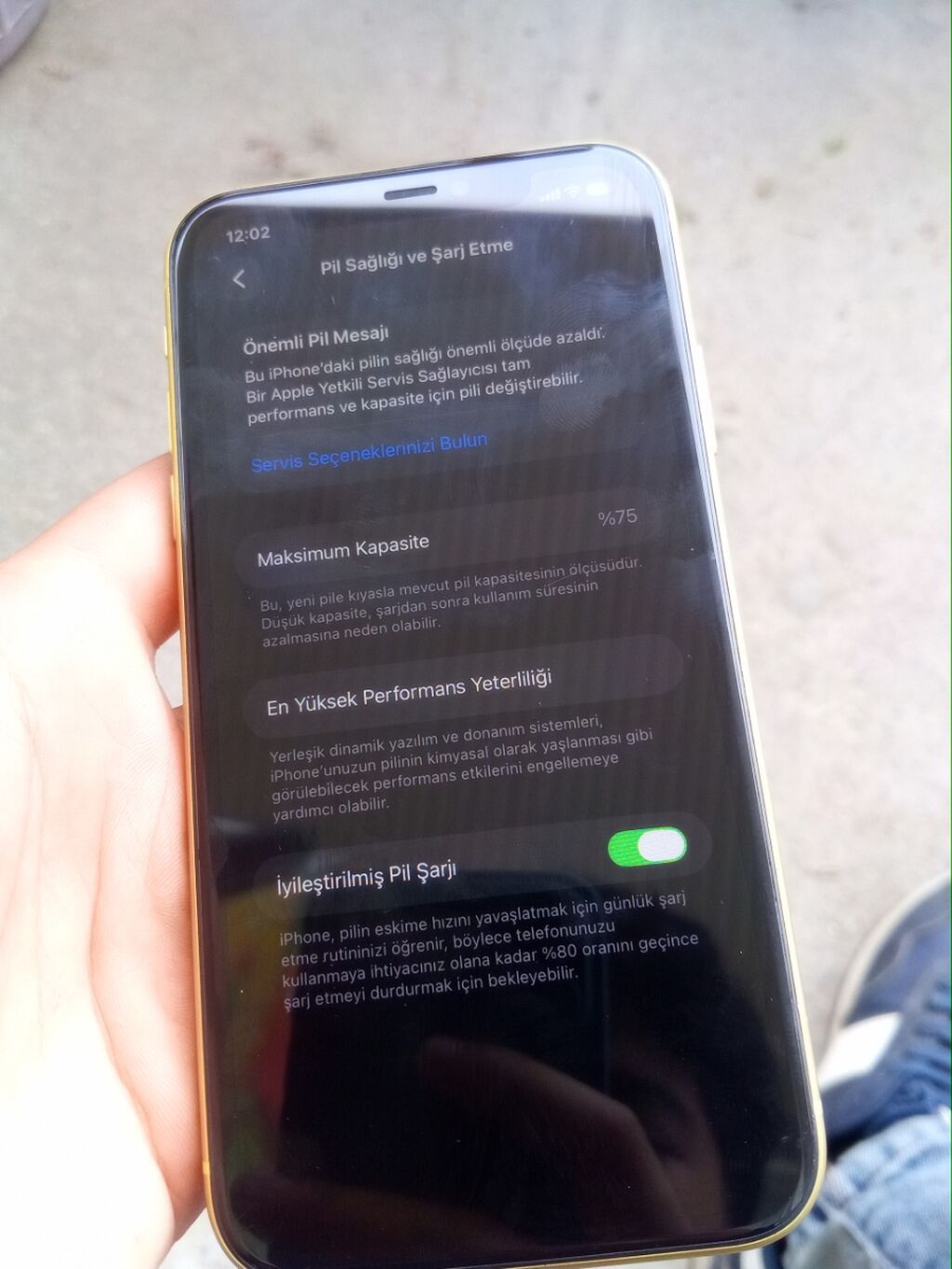 IPhone 11, Sarı, Face ID — Apple iPhone, Bakı (7)