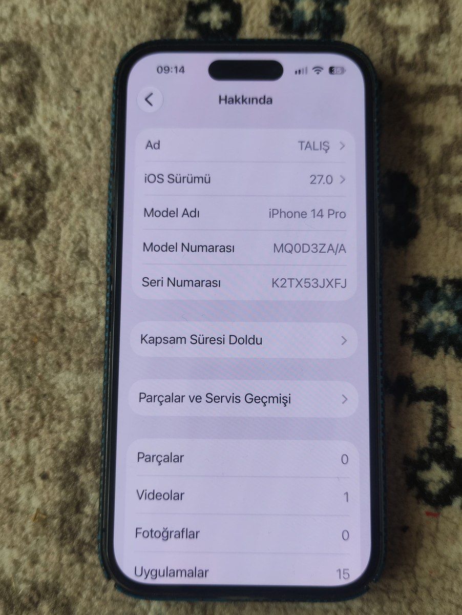 Apple iPhone 14 Pro Deep Purple 128GB/6GB — Smartfonlar, Lənkəran (5)