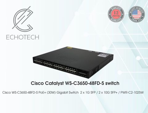 Cisco Catalyst WS-C3650-48FD-S switch — Bakı