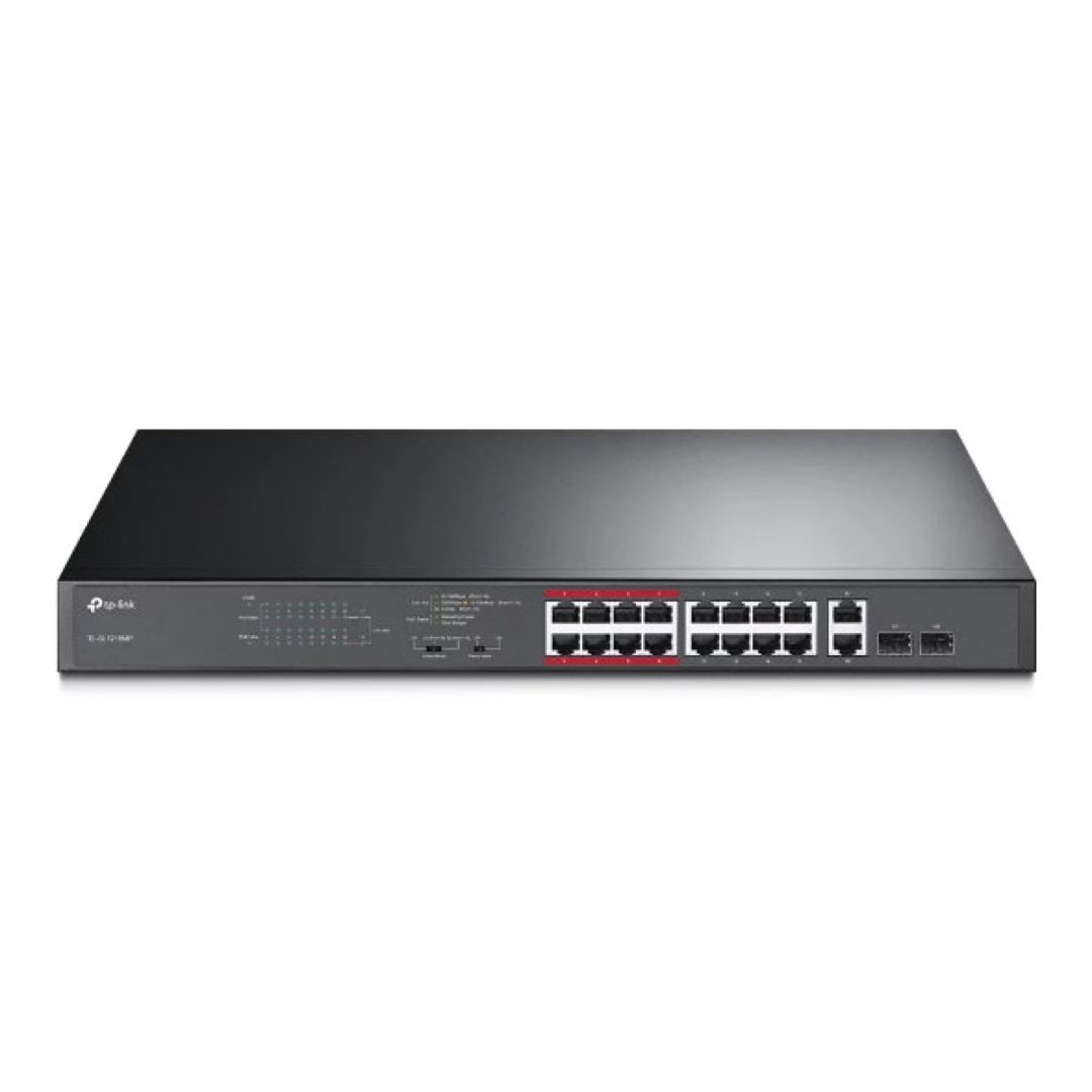 16-Port PoE+ Switch TP-Link TL-SL1218MP — Kommutatorlar və marşrutlayıcılar, Bakı (2)