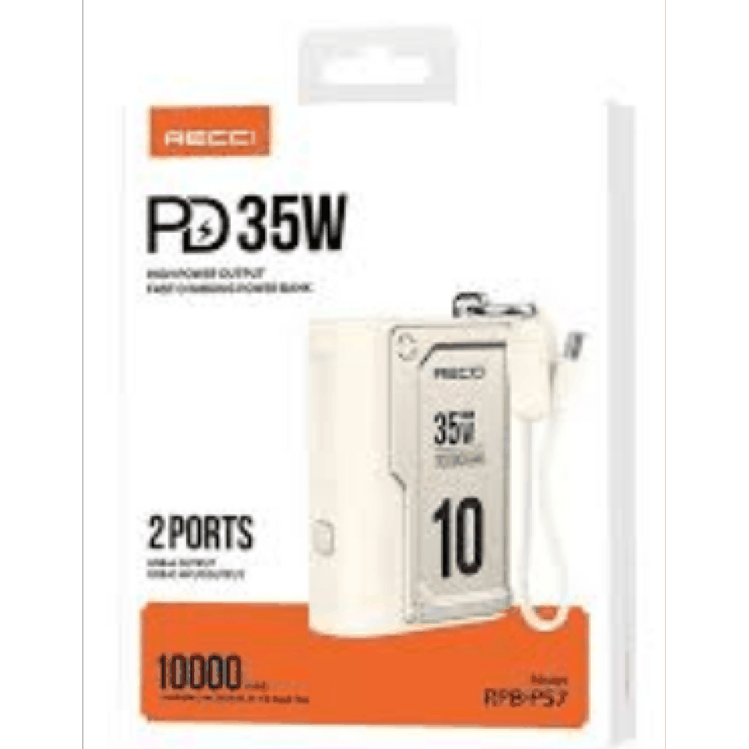Xarici akkumulyator Recci RPB-P57 10000mAh 35w — Telefonlar və qadjetlər, Bakı (2)