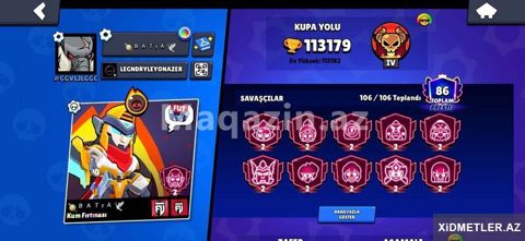 Brawl stars hesab satışı — Huseyin Nagiyev