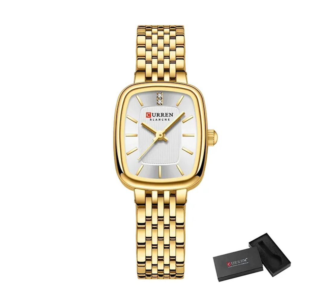 Qol saatı Curren 9093 Gold/White — Mallar, Bakı
