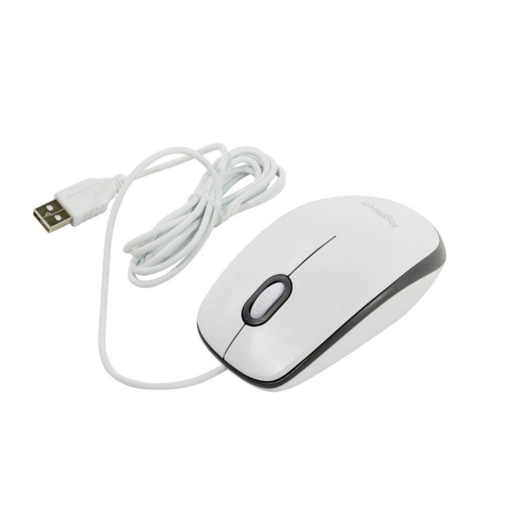 Sıçan Logitech M100 USB White (910-005004) — Klaviaturalar və siçanlar, Bakı (2)