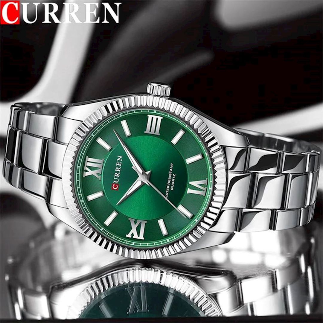 Qol saatı Curren C8453 Silver/Green — Mallar, Bakı (2)