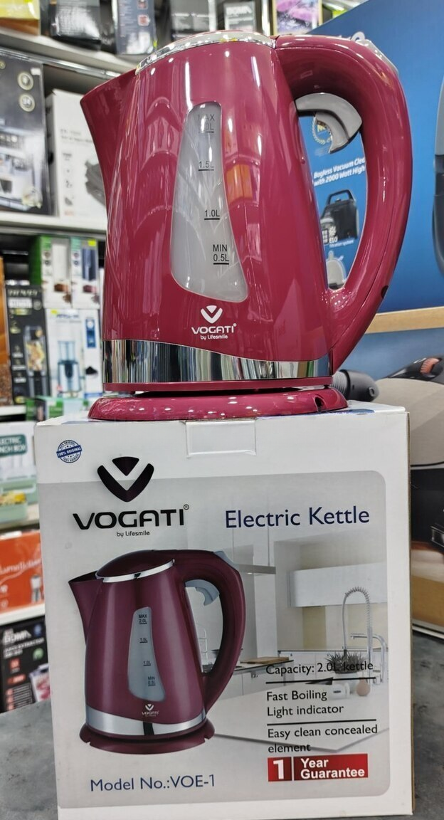 Elektrik çaydan Vogati VOE-1 2.0 litr — Çaynikler və qəhvə qabları, Bakı (5)