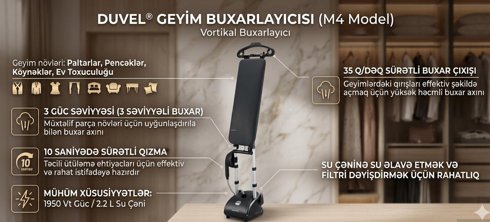 Duvel Ütü — BəxtiAğ Electronics