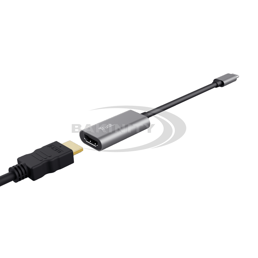 Trust dalyx usb-c HDMI adapter (23774) — Kompüterlər və noutbuklar, Bakı (3)